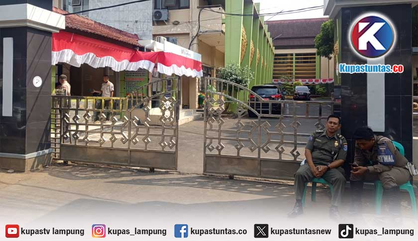 Kantor Pemkot Metro Dijaga Ketat, Bertemu Pejabat Harus Ikuti Protap