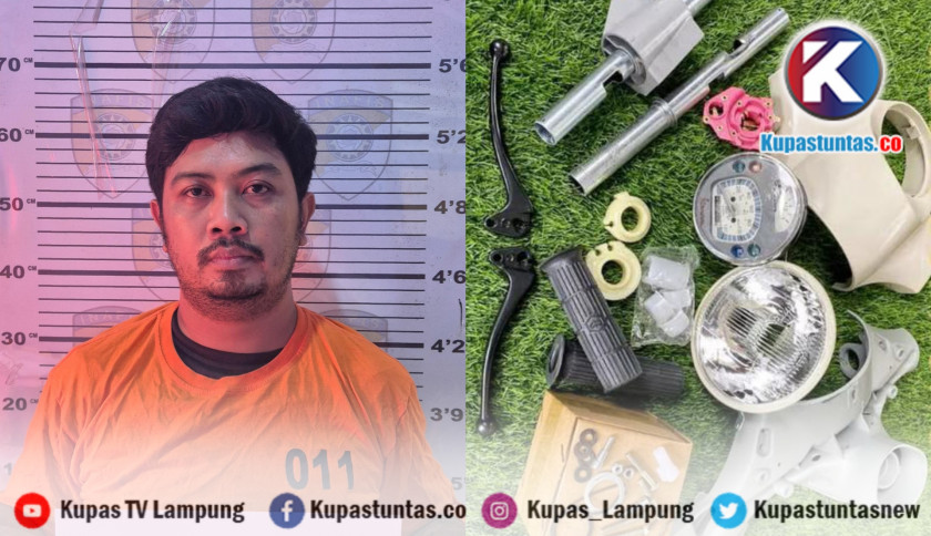 ‎Tangkap Pelaku Penggelapan Vespa di Metro Lampung, Polisi Temukan Sabu Saat Penggerebekan