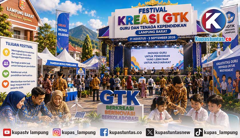 Festival Kreasi GTK Lampung Barat, Upaya Bawa Inovasi Guru Lebih Dekat ke Masyarakat