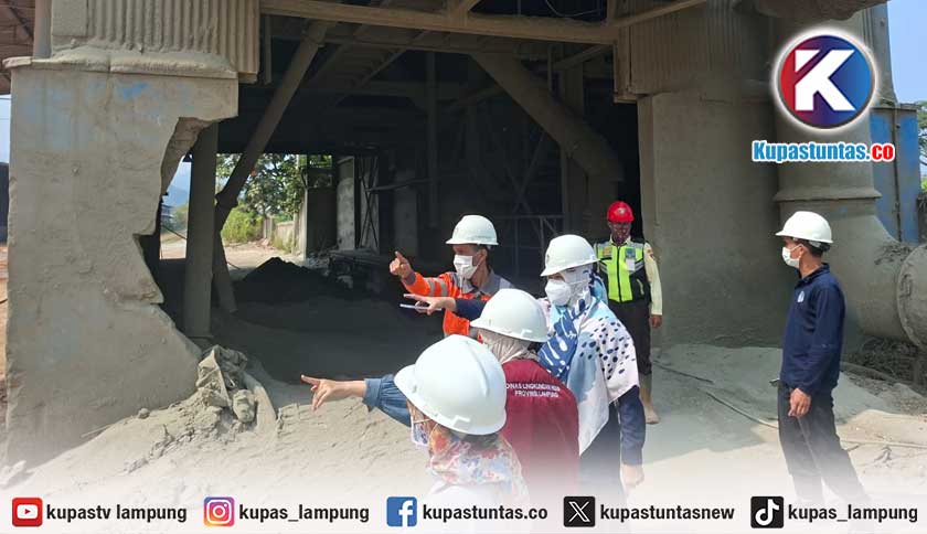 Warga Keluhkan Debu, DLH Lampung Setop Produksi Semen Baturaja