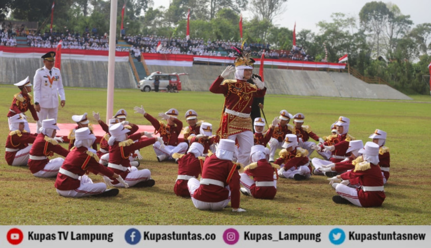 Pelajar Lampung Barat Sulap HUT RI ke-81 Jadi Panggung Kreativitas