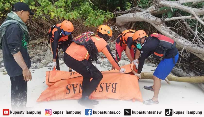 6 Hari Hilang di Laut, ABK Jatuh di Perairan Pesawaran Ditemukan Meninggal Dunia