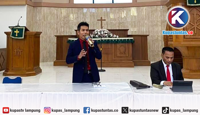 Donald Sihotang Ajak Muda-Mudi HKBP Jadi Pemuda Terang: Ingat Tuhan, Orang Tua, Budaya dan Gereja