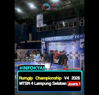 Rumgip Championship V4 2026 MTSN 4 Lampung Selatan Juara 1