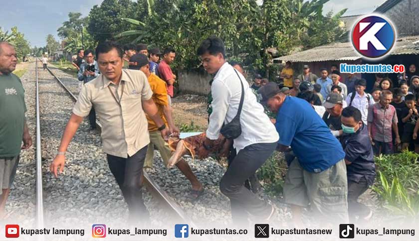 Seorang Ibu di Natar Tewas Tertabrak KA Babaranjang Saat Mencari Anaknya