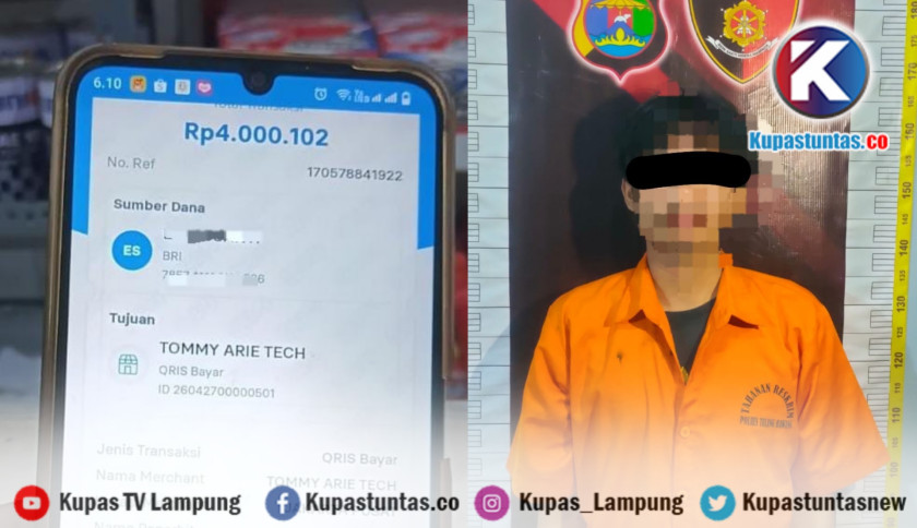 ‎Dipercaya Perbaiki CCTV, Teknisi di Tulang Bawang Malah Kuras Rekening Korban