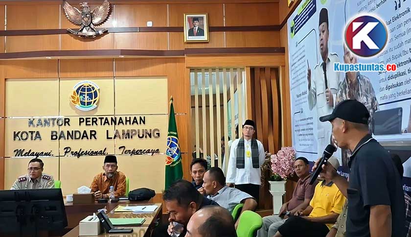 Dugaan Mafia Tanah di Sukarame, Warga Mengadu ke BPN Bandar Lampung