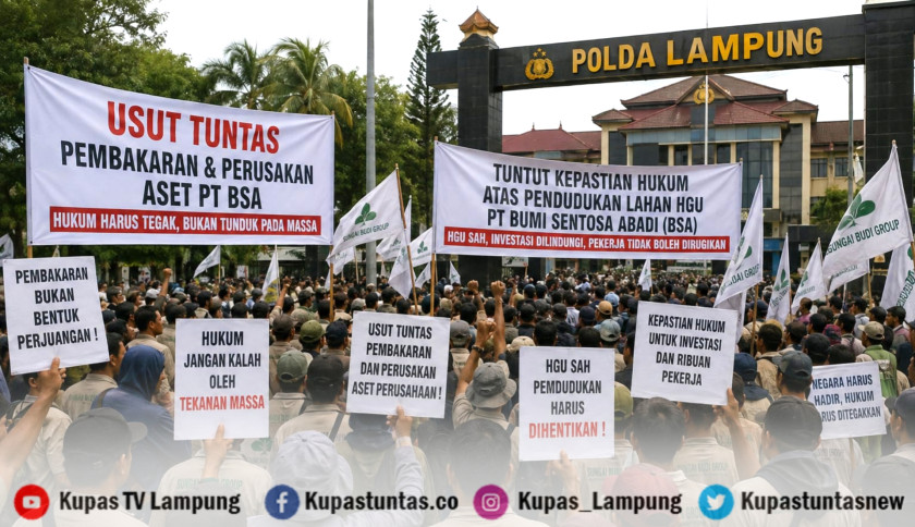 Ribuan Karyawan Sungai Budi Group Bakal Demo Polda Lampung, Polres dan Pemda Lampung Tengah