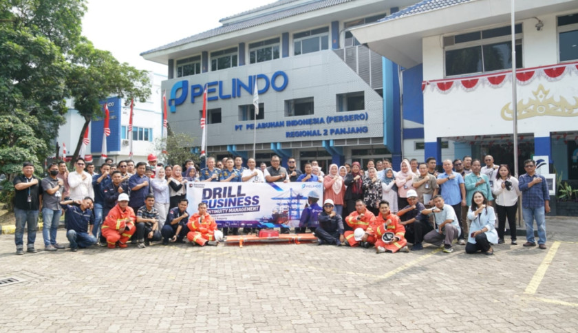 Pelindo Regional 2 Panjang Gelar Awareness dan Drill Tanggap Darurat K3