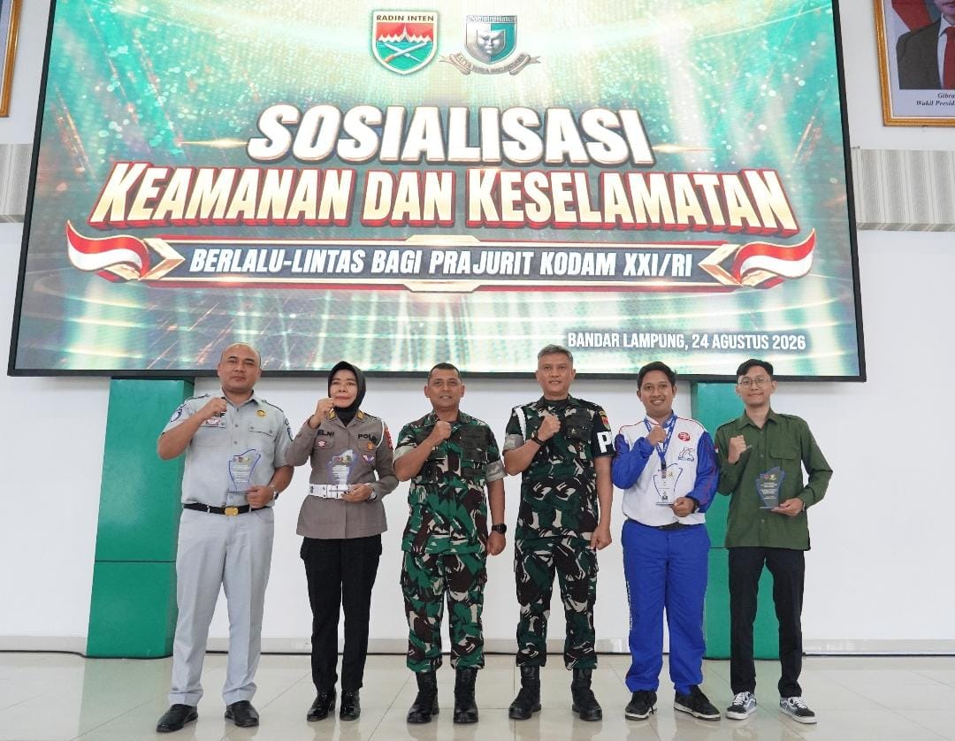 Kasdam XXI/Radin Inten: Disiplin Berlalu Lintas Adalah Cerminan Kehormatan Seorang Prajurit