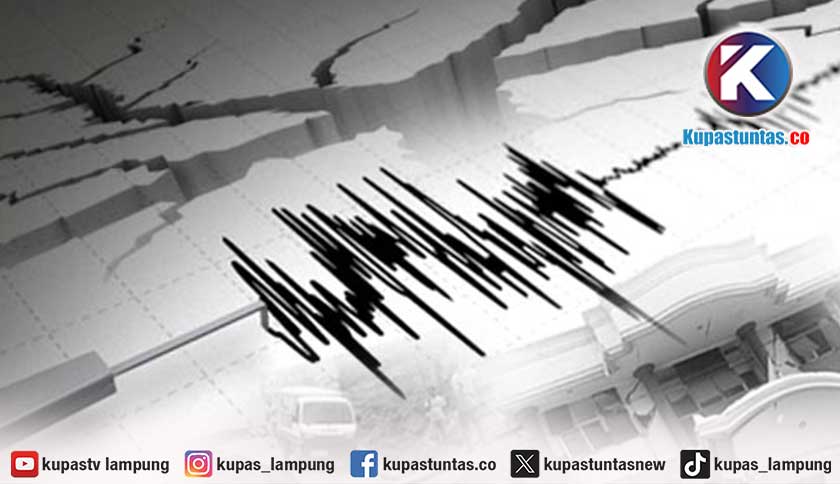 Dua Pekan Terjadi 38 Kali Gempa Bumi di Wilayah Lampung