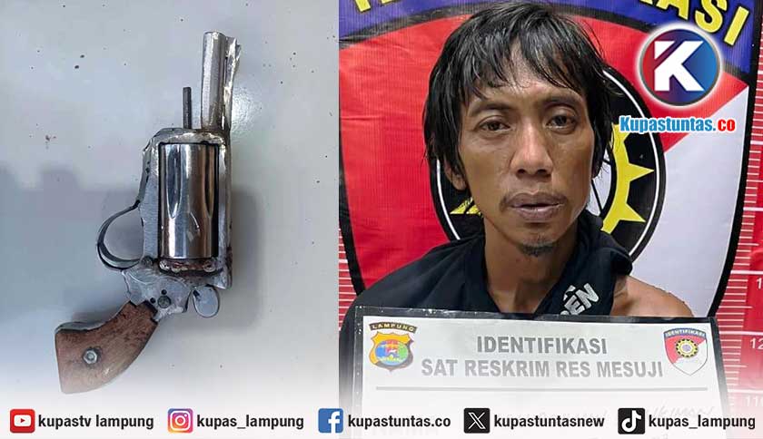 Penembak Mantan Istri di Mesuji Ternyata Residivis Kasus Pembunuhan, Senpi Dibuat Sendiri