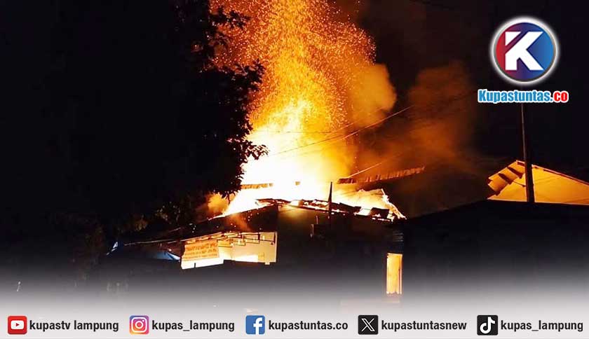 Dapur MBG di Tanggamus Lampung Ludes Terbakar