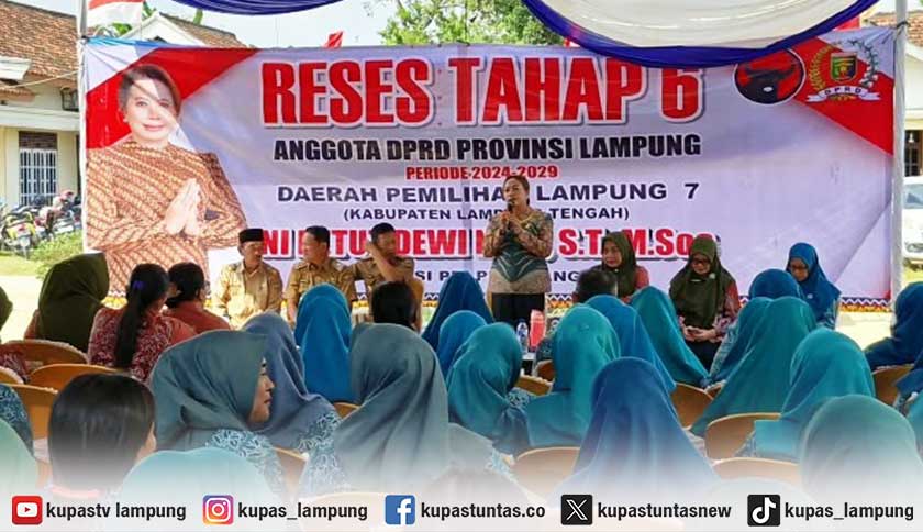 Reses Tahap VI di Sari Bakti, Ni Ketut Dewi Nadi Serap Aspirasi Warga Seputih Banyak dan Way Seputih