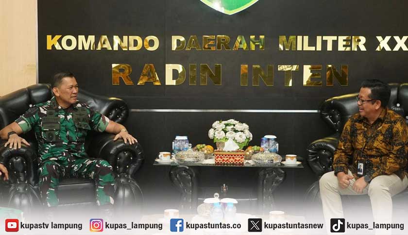 Sambut Hari Pelanggan Nasional, PLN UID Lampung dan Kodam XXI/Radin Inten Perkuat Sinergi Dukung Program Strategis Nasional