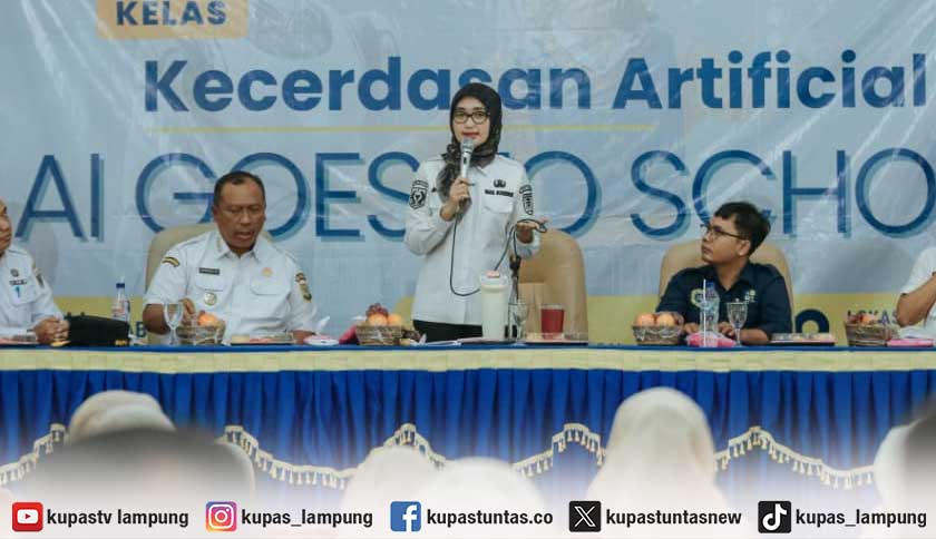 Wagub Lampung Tekankan Guru Harus Manfaatkan AI Dukung Proses Pembelajaran