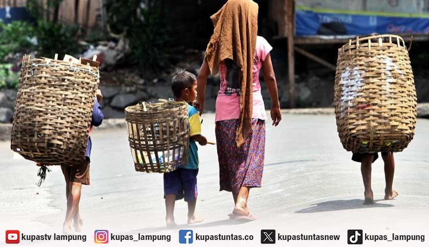 831.890 Penduduk Lampung Miskin, Rata-rata Pengeluaran Rp657.467 per Orang per Bulan
