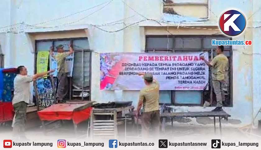 Relokasi Pasar Talangpadang Tanggamus Memanas, Pedagang Tutup Pintu Negosiasi