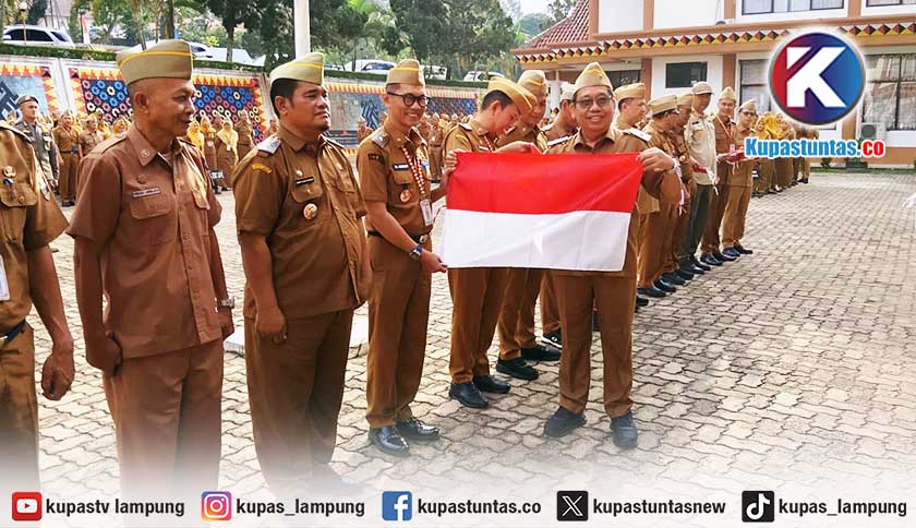 Sambut HUT ke-81 RI, ASN Tanggamus Diminta Jadi Motor Penggerak Kibarkan Merah Putih