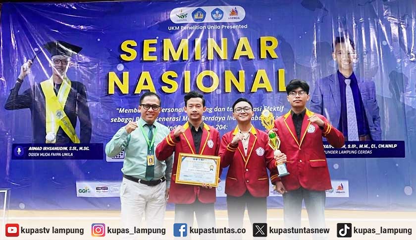 Mahasiswa Teknokrat Raih Juara Favorit Infografis di Pekan Ilmiah Nasional 2026