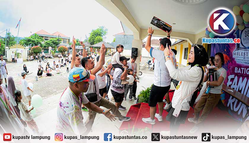 Batiqa Hotel Lampung Gelar BATIQA Family Run, Pererat Silaturahmi Karyawan dan Keluarga