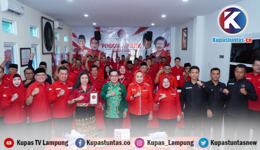‎Pendidikan Politik Digelar, Winarti Dorong Kader PDI Perjuangan Lampung Perkuat Organisasi dan Pelayanan Publik ‎