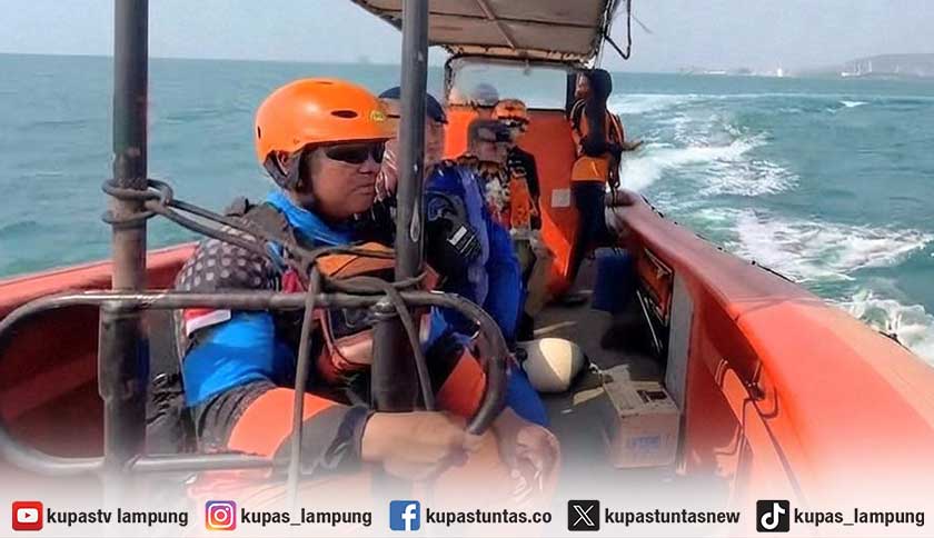 Hari Kesepuluh Pencarian 5 Jurnalis, SAR Lampung Perluas Sisir Teluk Semangka hingga Anak Krakatau