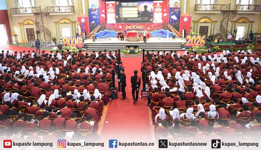 Wakil Rektor Universitas Teknokrat Indonesia Ajak Maba PKKMB 2026 Bangun Literasi Transformasi Digital dan Kecerdasan Artifisial