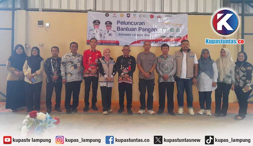 45.814 Warga Lampung Barat Terima Bantuan Beras 30 Kg