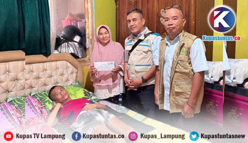‎YBM PLN UP3 Tanjung Karang Salurkan Bantuan Pengobatan Warga Sukadana Ham