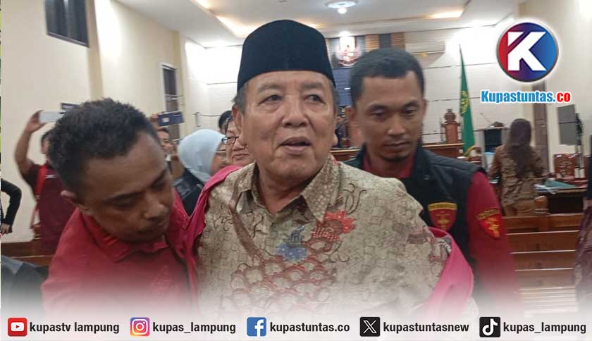 Majelis Hakim Tolak Seluruh Perlawanan Terdakwa Mantan Gubernur Arinal Djunaidi