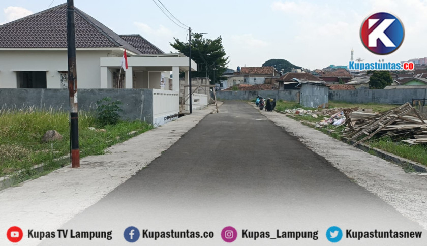 ‎Dinas PU Bandar Lampung Bangun Jalan Perumahan Swasta Pakai APBD Senilai Rp267 Juta