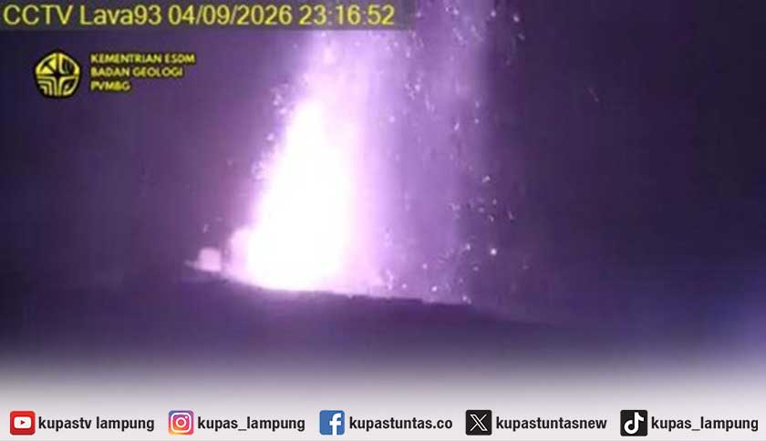 Badan Geologi Sebut Suara Dentuman dan Getaran Laporan Masyarakat Diduga Terkait Erupsi Gunung Anak Krakatau