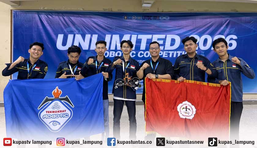 Membanggakan! Mahasiswa Teknokrat Juara Robot Nasional di Kontes Unlimited Robot Competition 2026