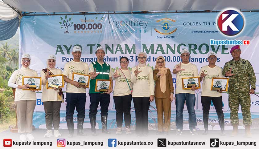 Diinisiasi Golden Tulip Springhill Lampung, Road to 100.000 Mangroves Memasuki Tahun Ketiga dengan 75.000 Mangrove Tertanam