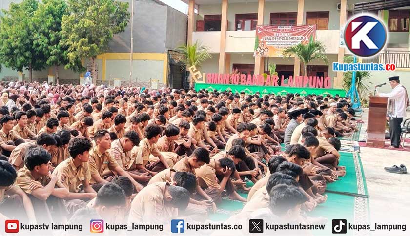 300 Ribu Siswa dan Guru di Lampung Ikuti Salat Istisqa