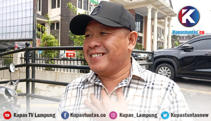 Sidang Perdana Mantan Gubernur Arinal Djunaidi, Yuhadi Beri Dukungan Moril