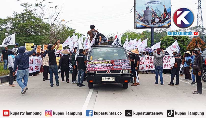 Polda Lampung Proses Tuntutan Serikat Petani