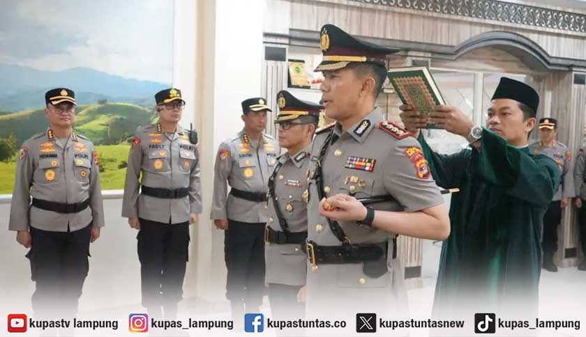 Sebulan Berganti, Kursi Kapolresta Bandar Lampung Kembali Beralih