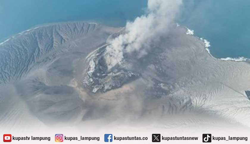 Update Sebaran Abu Vulkanik Gunung Anak Krakatau Hingga Senin 7 September Pagi