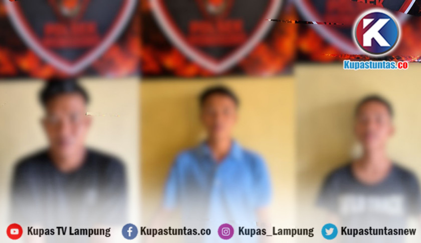 ‎Polisi Tangkap 3 Penodong Sopir Truk di Tanggamus, 2 Masih Pelajar dan Positif Sabu