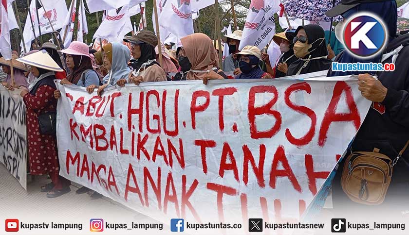 Petani Lampung Timur Pertanyakan Dua Tahun Laporan Dugaan Mafia Tanah Tanpa Kejelasan