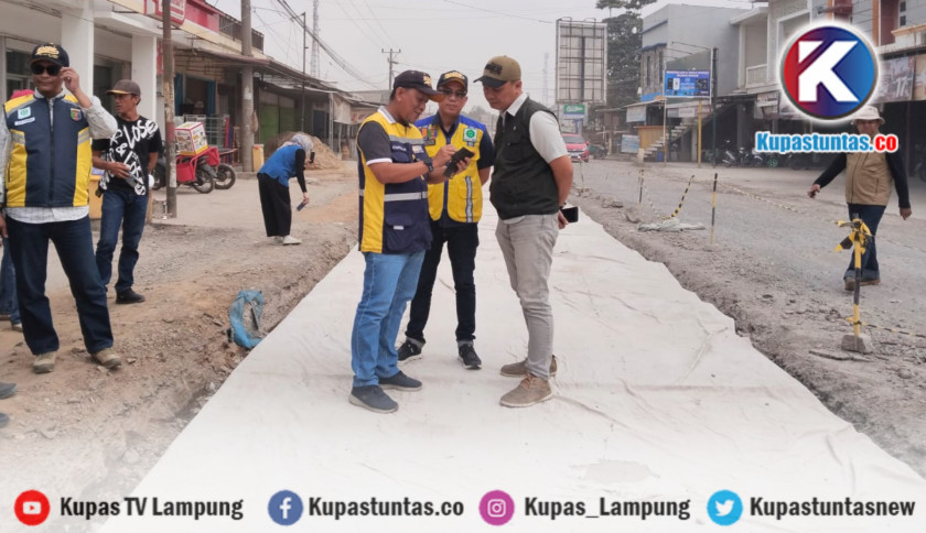 ‎BMBK Lampung Percepat Infrastruktur Perbaikan Jalan dan Jembatan, Sejumlah Proyek Masuk Tahap PHO