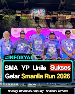SMA YP Unila Sukses Gelar Smanila Run 2026
