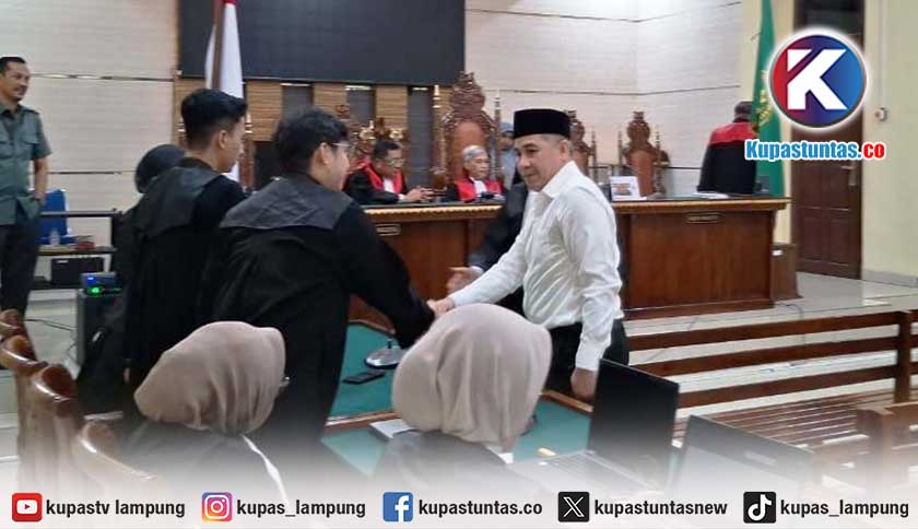 Mantan Bupati Pesawaran Dendi Ramadhona Ajukan Kasasi ke MA, Ini Alasannya