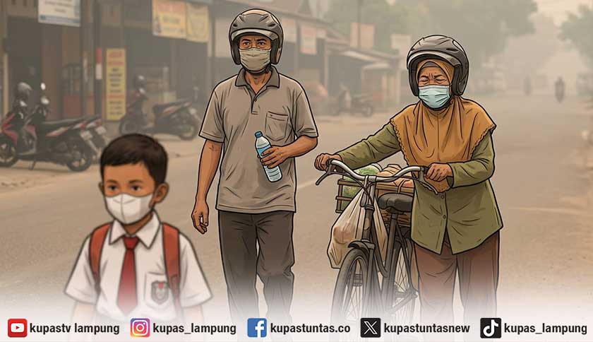 212 Kasus ISPA Tercatat di Pesawaran, Dinkes Perkuat Pemantauan Dampak Abu Vulkanik