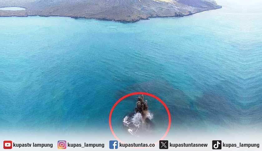 PVMBG Sebut Ada Tambahan Daratan 32,8 Hektar di Tubuh Gunung Anak Krakatau