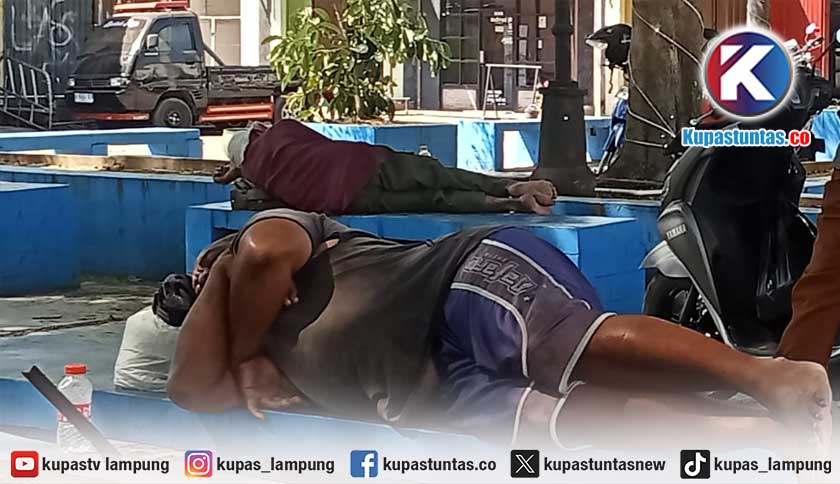 Taman Mochtar Pemalang Beralih Fungsi Jadi Tempat Tidur Gelandangan, Pengunjung Risih