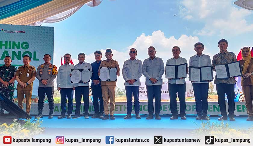 Perkuat Ketahanan Energi, Lampung Gandeng Pertamina dan Toyota Kembangkan Bioetanol