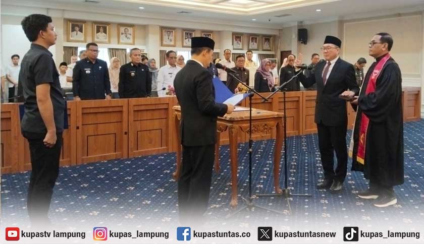 Djohan Lius Dilantik Jadi Kepala Dinas Kesehatan Lampung Definitif